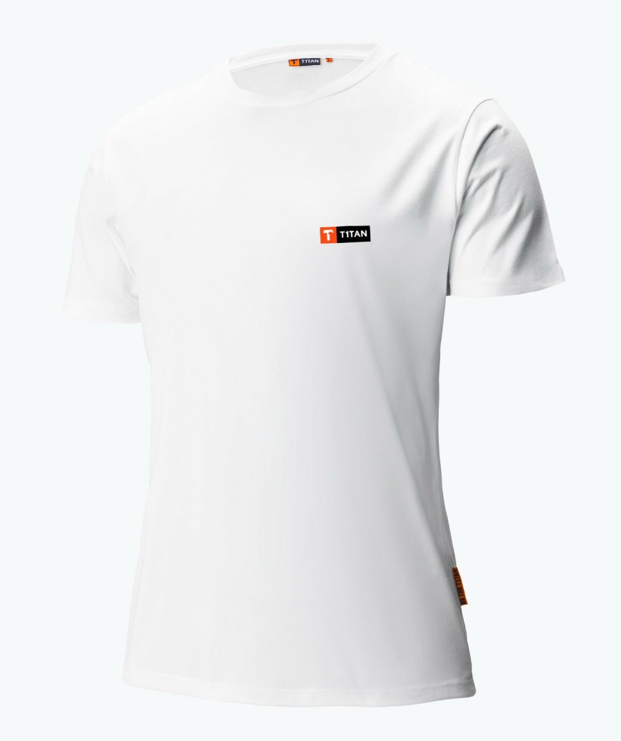 T1TAN T-Shirt T1Tan Wit Magliette