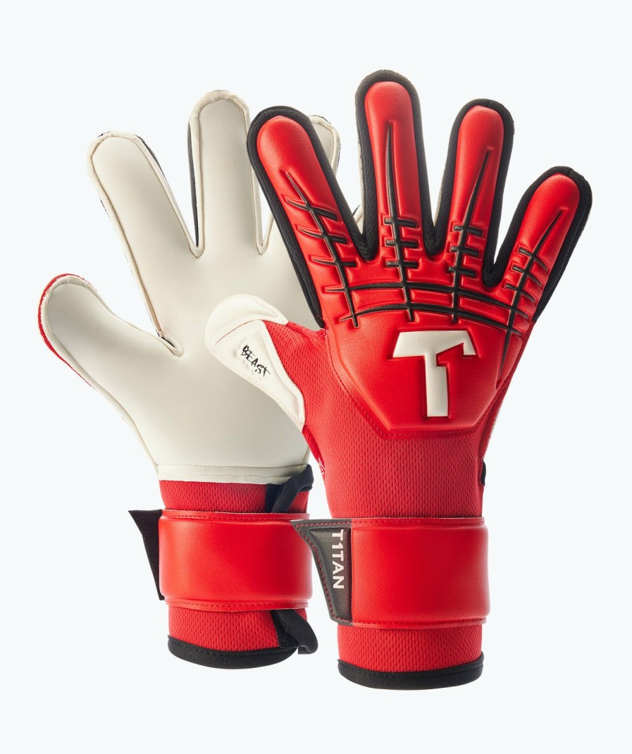 T1TAN Red Beast Junior 3.0 (Fp) Guanti Da Portiere Junior