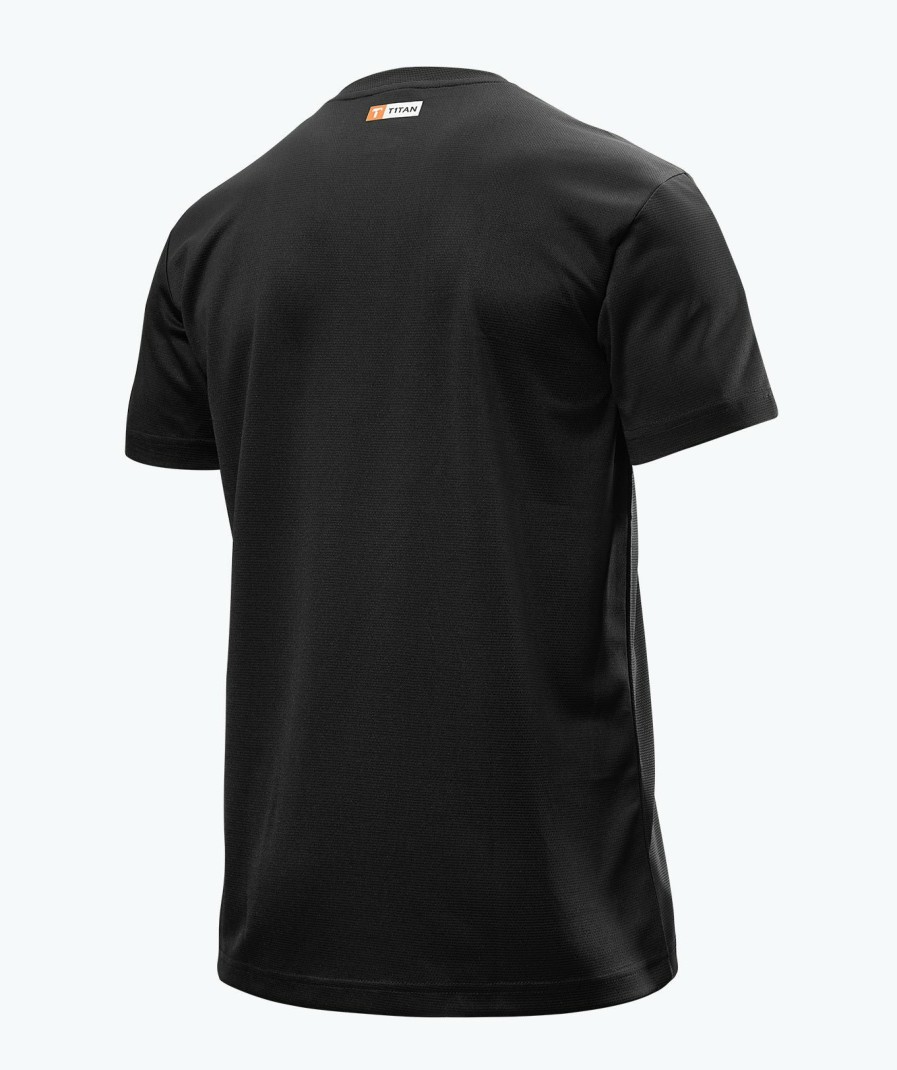 T1TAN Warm-Up Shirt Black Abiti Da Allenamento