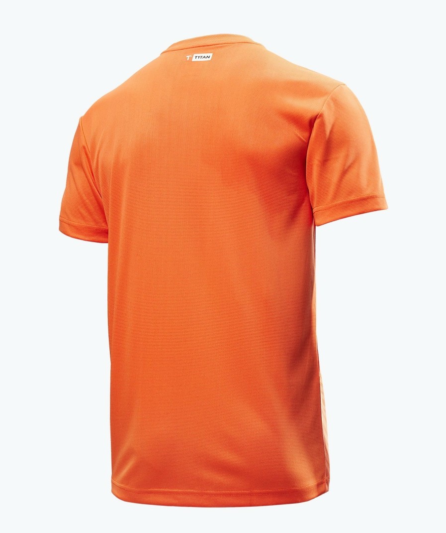 T1TAN Warm-Up Shirt Orange Abiti Da Allenamento