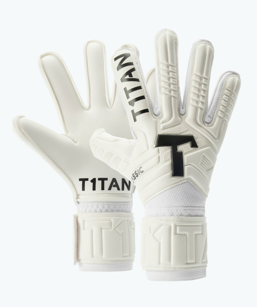 T1TAN Classic 1.0 White-Out Junior (Fp) Guanti Da Portiere Junior